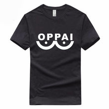 Load image into Gallery viewer, Hero Saitama One Punch Man Oppai Funny T-shirt Summer Euro Size 100% Cotton Short Sleeve O-Neck Men And Women T Shirt GMT3000019