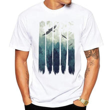Load image into Gallery viewer, No glue feeling Print Fun Nature Guitar T Shirt Men Fashion Summer O-Neck White Cotton Short Sleeve Top T-Shirt Homme Size 5xl