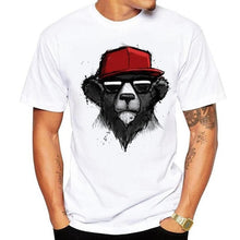 Load image into Gallery viewer, No glue feeling Print Fun Nature Guitar T Shirt Men Fashion Summer O-Neck White Cotton Short Sleeve Top T-Shirt Homme Size 5xl