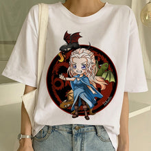 Load image into Gallery viewer, Game of Thrones Arya Stark Not Today T Shirt Women Newest Print T-shirt Fashion Summer Tshirt Female Harajuku Ullzang Top Tees