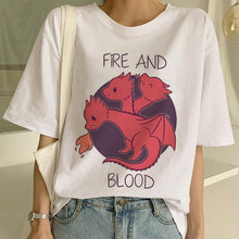 Load image into Gallery viewer, Game of Thrones Arya Stark Not Today T Shirt Women Newest Print T-shirt Fashion Summer Tshirt Female Harajuku Ullzang Top Tees